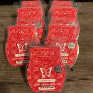 Lot of 7 Scentsy “Pretty In Plaid” Scentsy Bars